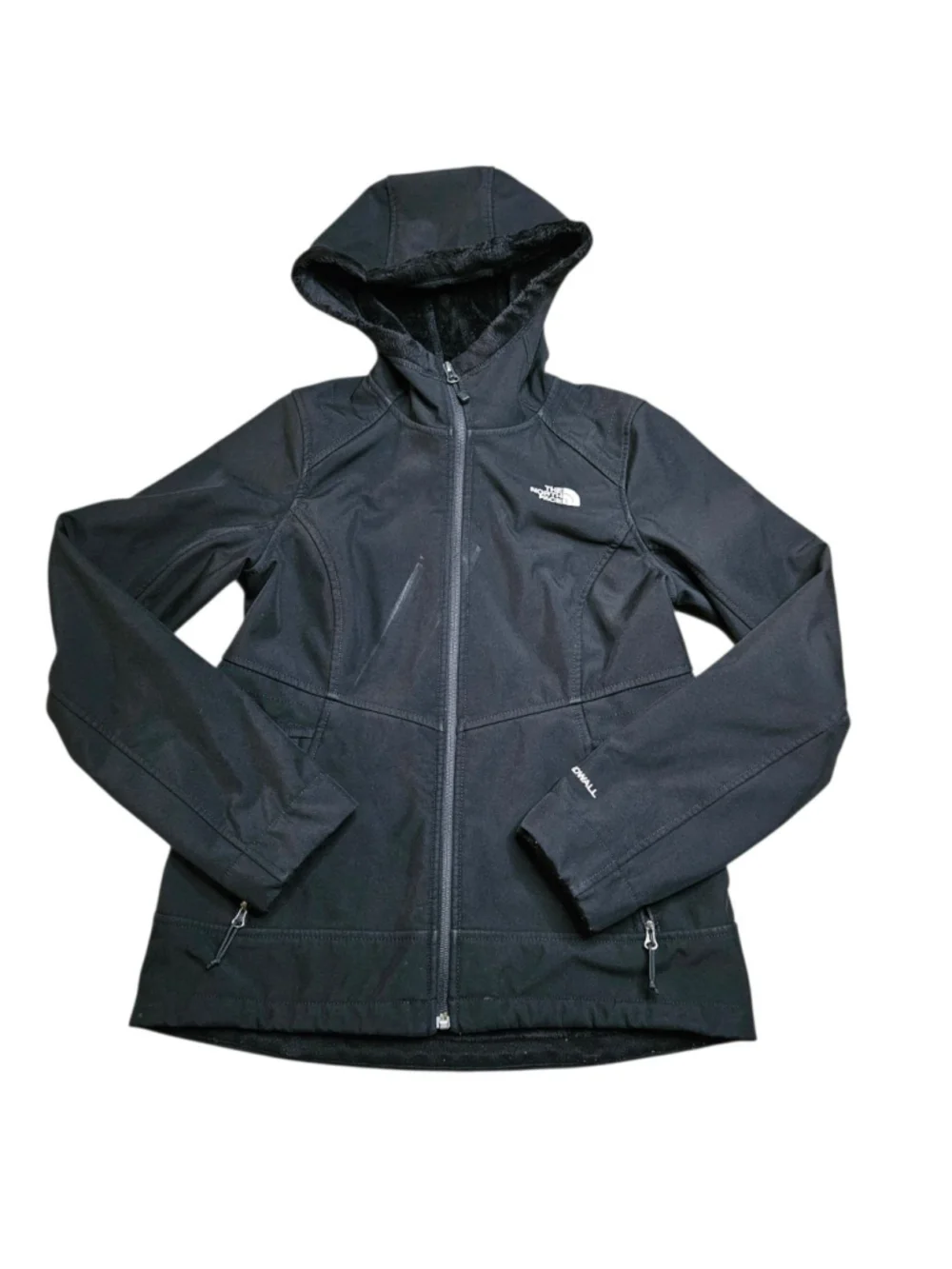 The North Face Small Black Hooded Softshell Jacket - Picture 3 of 9